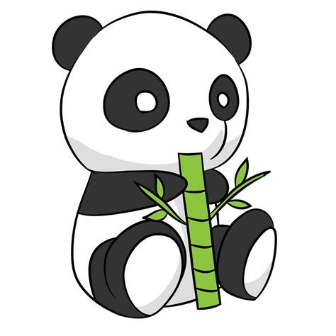 Panda Cartoon Drawings - Panda Cartoon Drawing Cute Getdrawings | Bodewasude