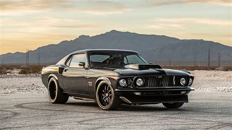 1969 Ford Mustang Boss 429, Classic, Black, Ford, Muscle, HD wallpaper | Peakpx