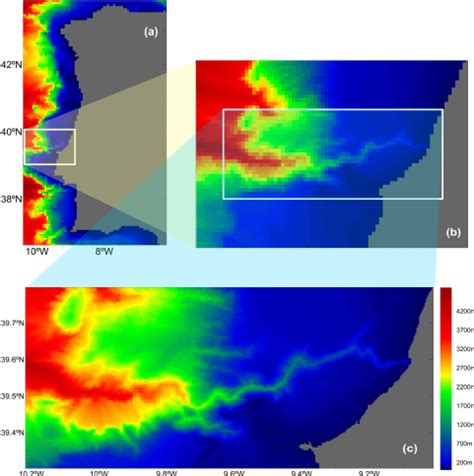 Nazaré canyon location at the western Iberia margin. The nested... | Download Scientific Diagram