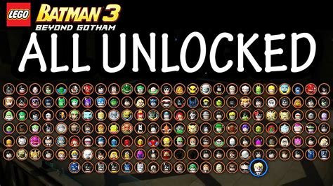 LEGO: Batman 3 - Beyond Gotham - All Characters Unlocked + DLC Review ...