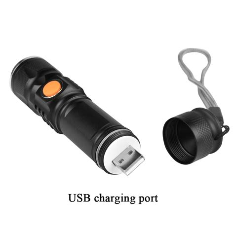 Mini USB flashlight LED rechargeable Built-in battery and waterproof | The Wild North