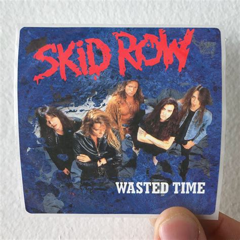 Skid Row Wasted Time Album Cover Sticker