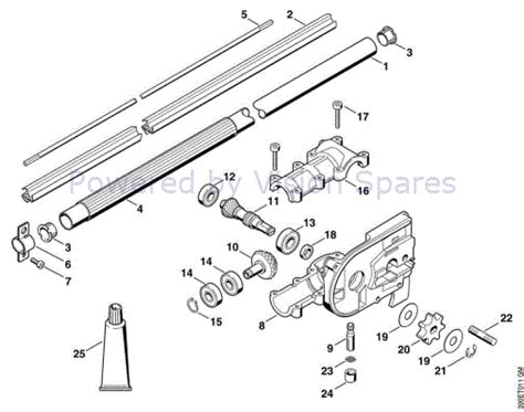 Stihl ht75 pole saw parts diagram