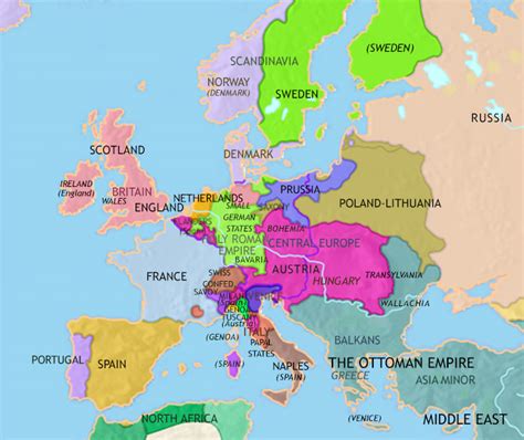 Map Of Europe In 1750 - First Day Of Spring 2024 Countdown