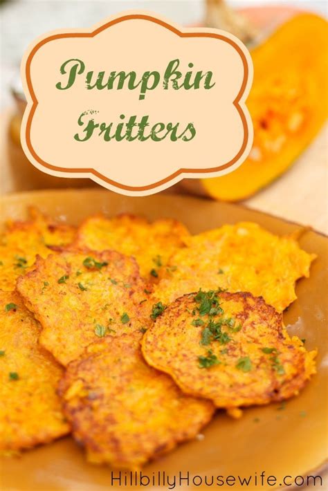 Pumpkin Fritters - Hillbilly Housewife