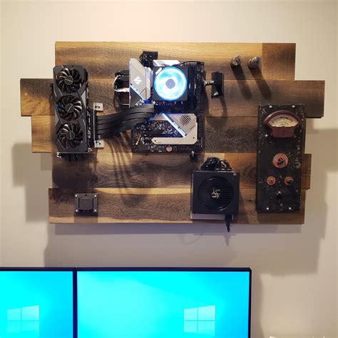 Finally finished my wall-mount pc. : buildapc