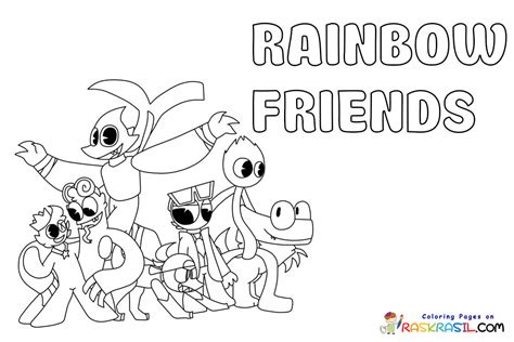 Desenhos de Rainbow Friends 2 para Colorir