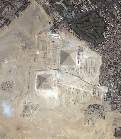 750x1334 resolution | aerial view of pyramid and land HD wallpaper ...