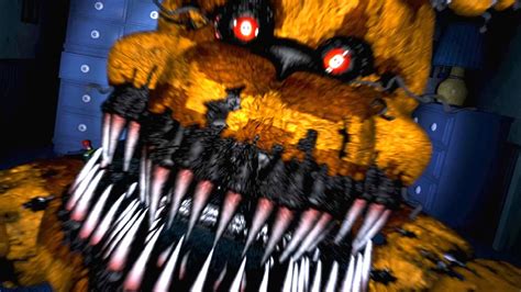 Five Nights at Freddy's 4 Nightmare Fredbear Jumpscare - YouTube