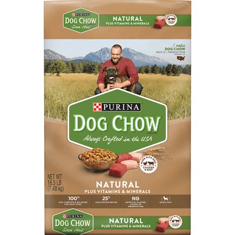 Purina Dog Chow Natural, High Protein Dry Dog Food, Natural | Dog Food ...