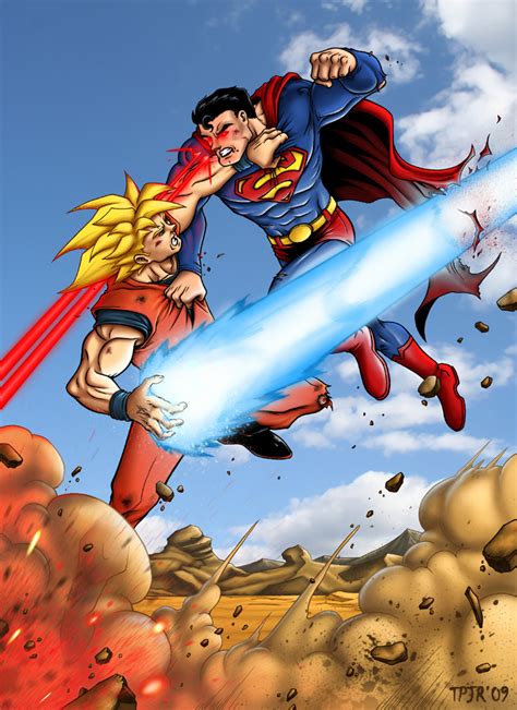 Superman vs Goku by TPollockJR on DeviantArt