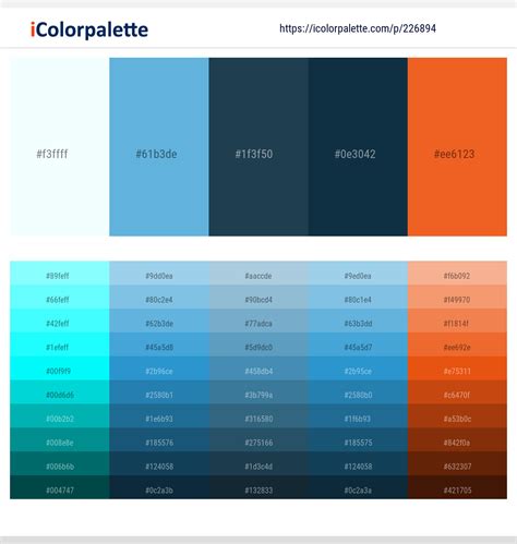 23 Light Blue Color Schemes | Curated collection of Color Palettes