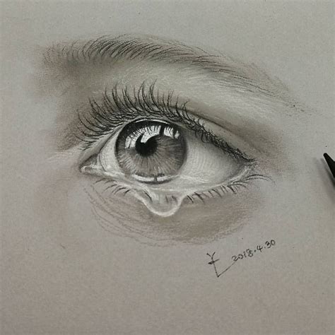 Teary Eyes Drawing - Drawing.rjuuc.edu.np