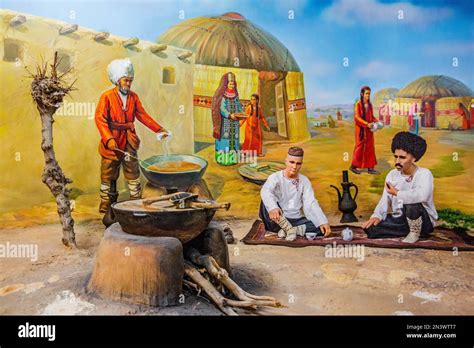 Life in Yurts, Mary History Museum, Turkmenistan, Mary, Turkmenistan ...