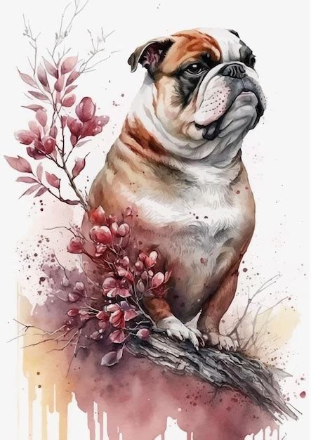 Premium Photo | Cute pug dog watercolor painting for dog lovers