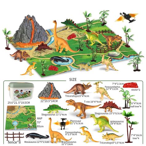 Dinosaur Figure Play set with Play Mat Volcano · Believe-Fly Toys Co., Ltd.