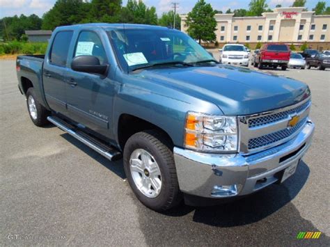 2013 Blue Granite Metallic Chevrolet Silverado 1500 LT Crew Cab 4x4 #69728072 | GTCarLot.com ...