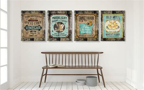 35 Brilliant Rustic Kitchen Wall Art - Home, Family, Style and Art Ideas