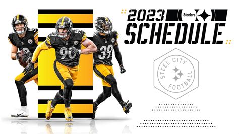 Pittsburgh Steelers Printable Schedule 2023-24