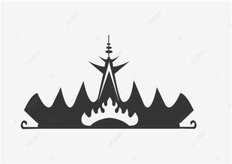 Siger Lampung Vector Icon Province Of Indonesia, Siger, Logo, Lamp Icon PNG Transparent Image ...