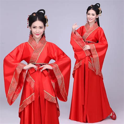 Women Traditional Chinese Hanfu Retro Dress Fairy Princess Tang Suit Folk Dance Performance ...