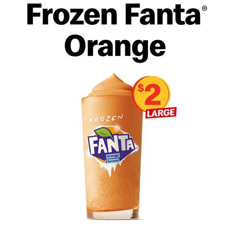 Frozen Fanta® Orange | McDonald's New Zealand