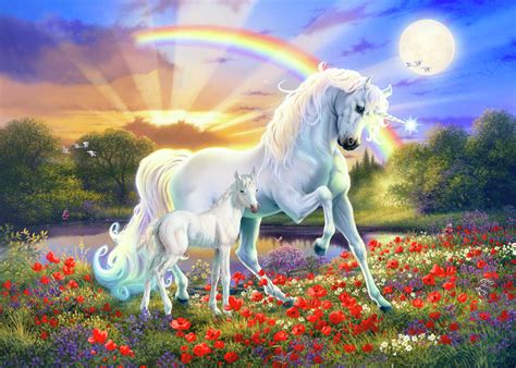 The Rainbow Unicorn Painting by MGL Meiklejohn Graphics Licensing | Pixels