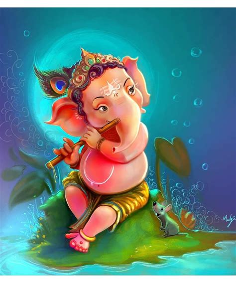 Ganapati | Ganesha painting, Lord ganesha paintings, Ganesha pictures