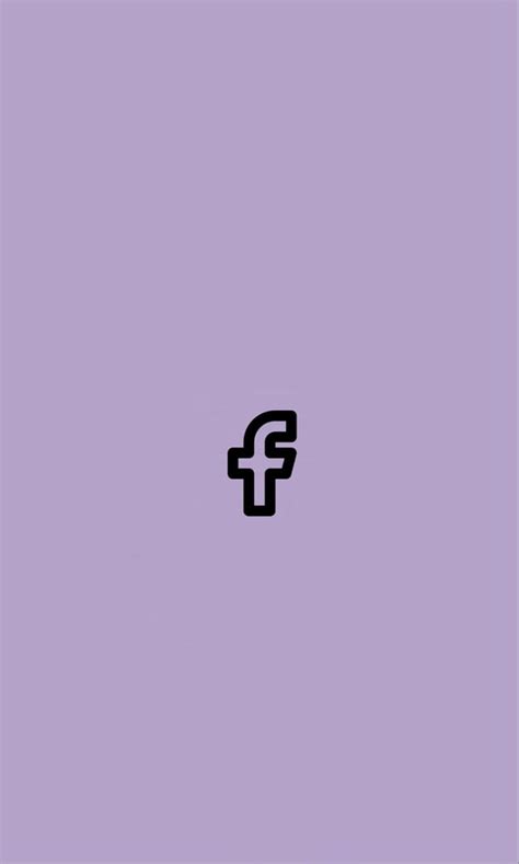 Facebook purple icon aesthetic. Girly graphy, Aesthetic, Icon, Facebook Icon HD phone wallpaper ...