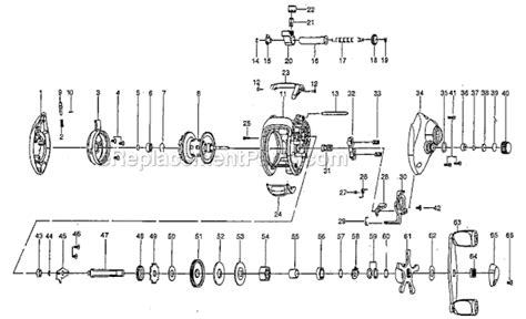 Pflueger PFLCRITBLP Parts List and Diagram : eReplacementParts.com