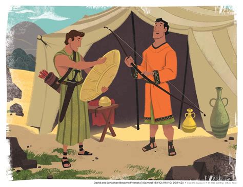 David And Jonathan Bible Story For Kids