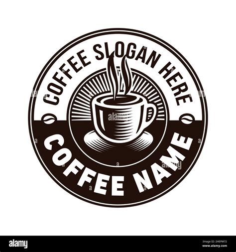 Coffee logo. Vintage cafe logo. Vector and illustrations Stock Vector Image & Art - Alamy