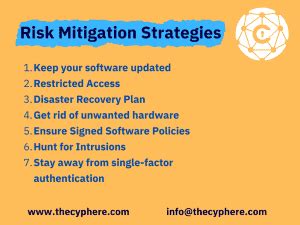 Top 7 Cyber Security Risk Mitigation Strategies