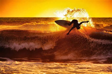 surfing, Waves, Sunset Wallpapers HD / Desktop and Mobile Backgrounds