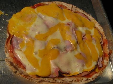 Ham & Cheese Pizza Recipe | SparkRecipes