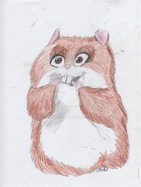 D bolt rhino the hamster happy by Alaina19 on DeviantArt