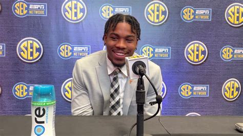 Tennessee Football: Cedric Tillman talks at SEC Media Days - Win Big Sports