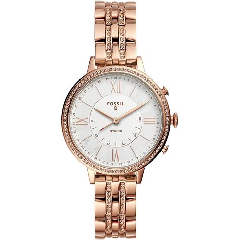 Fossil Womens Jacqueline Stainless Steel Hybrid Smartwatch Deals