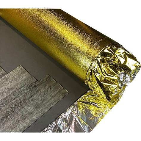 Buy ROYALE® 7mm Professional Gold Underlay - 1m x 7.5m Roll - Damp Proof Membrane & Insulation ...