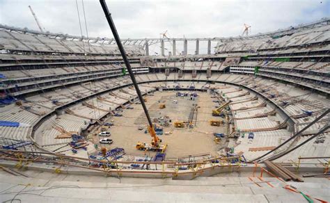 Photos: Tour of the L.A. stadium construction site in Inglewood – Daily News