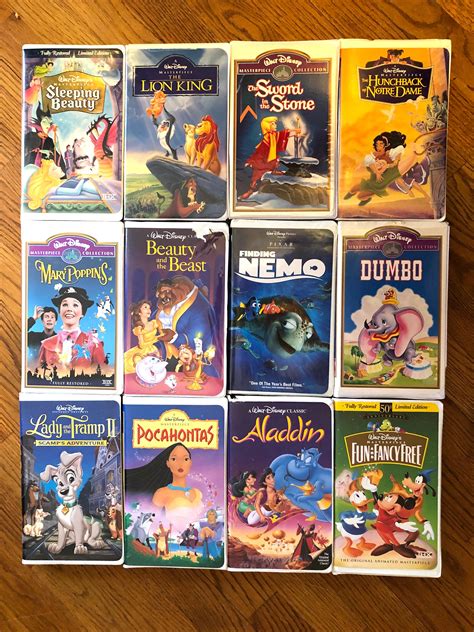 Vintage Disney VHS Tapes Your Choice Sleeping Beauty Mary - Etsy UK