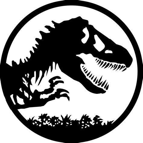 Ukonic Jurassic Park T-Rex Logo LED Wall Light Sign Ready To Hang Wall ...