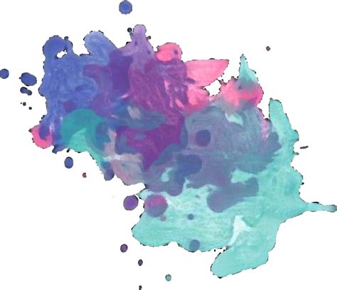 Ftestickers Paint Paintsplatter Brushstrokes Overlay - Paint Splatter ...