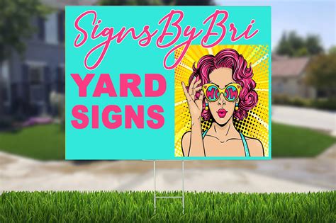 Custom Yard Signs - SignsByBri.com