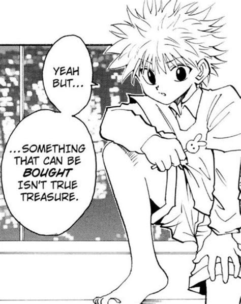 Manga panel of HxH featuring Killua Zoldyck (from the YorkNew Arc) | Hunter x hunter, Killua ...