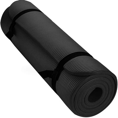 Aduro Sport Yoga Workout Mat, 1/2-Inch Extra Thick Yoga Foam Mat (Black) - Walmart.com - Walmart.com