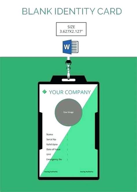 60 Free Printable Portrait Id Card Template Word in Word by Portrait Id ...