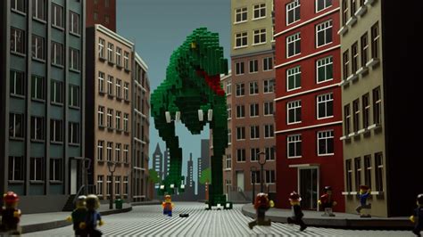 A Short LEGO Stop-Motion Animated Story Narrated by a Little Boy About a City in Peril