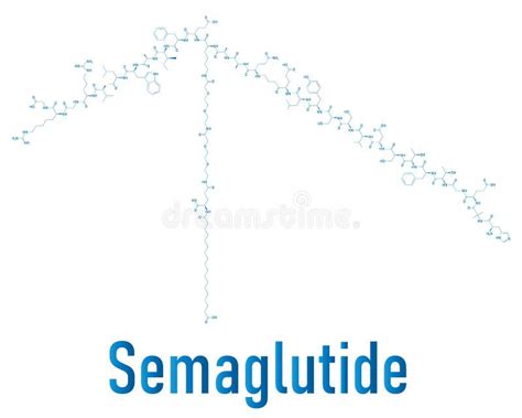 Semaglutide Chemical Structure Stock Illustrations – 17 Semaglutide Chemical Structure Stock ...