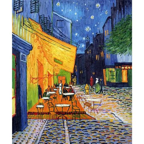 Famous arts Vincent Van Gogh Landscapes oil paintings Cafe Terrace at Night canvas Reproduction ...